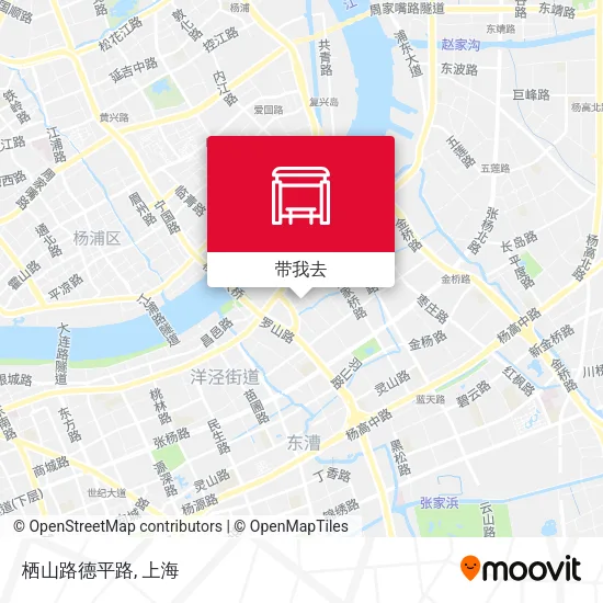 栖山路德平路地图