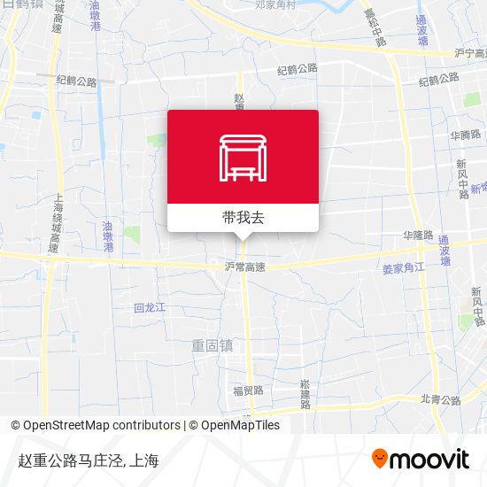 赵重公路马庄泾地图