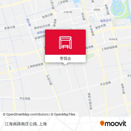 江海南路南庄公路地图
