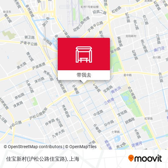 佳宝新村(沪松公路佳宝路)地图