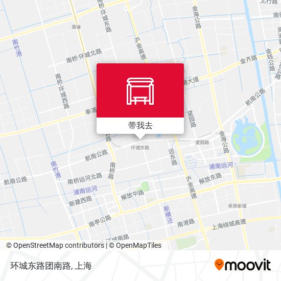 环城东路团南路地图