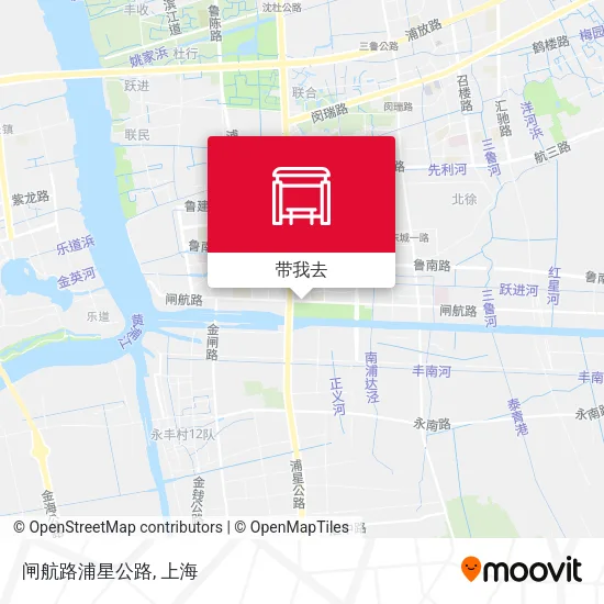 闸航路浦星公路地图