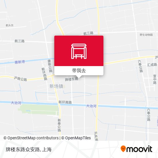 牌楼东路众安路地图