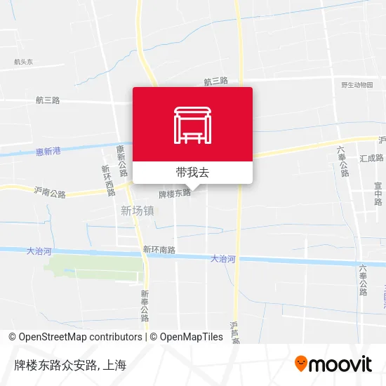 牌楼东路众安路地图