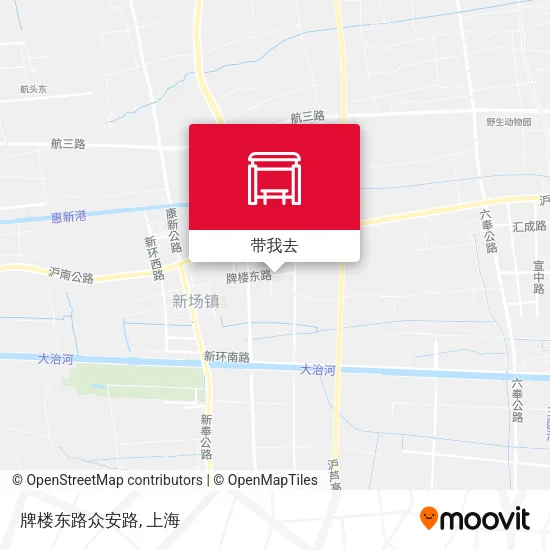 牌楼东路众安路地图