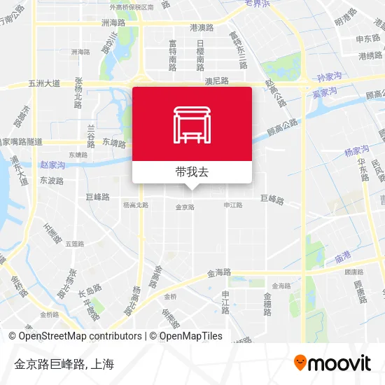 金京路巨峰路地图