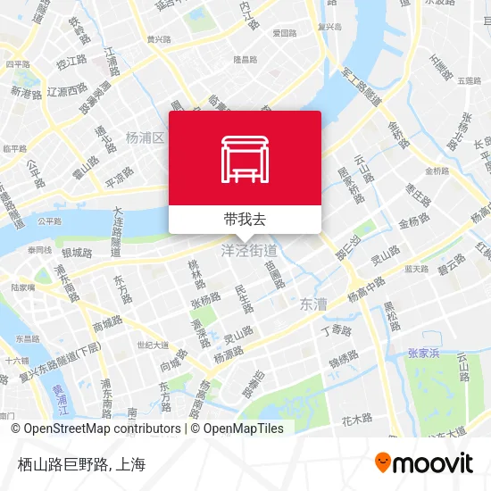 栖山路巨野路地图