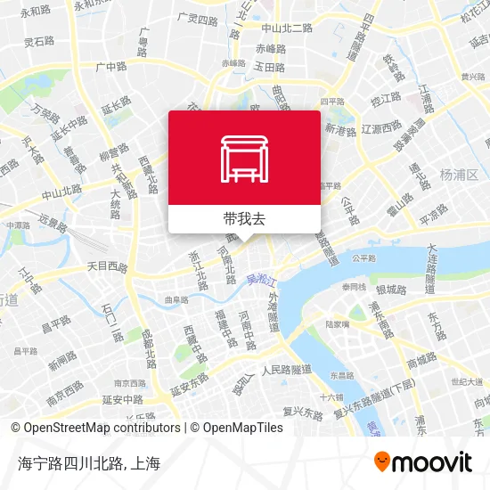海宁路四川北路地图