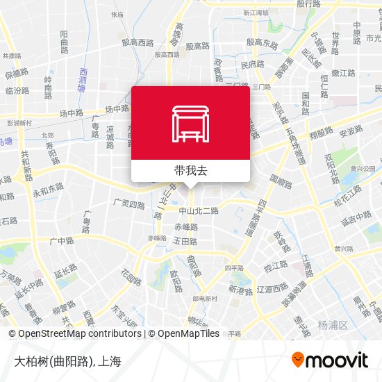 大柏树(曲阳路)地图