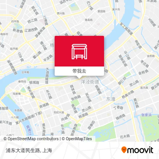 浦东大道民生路地图
