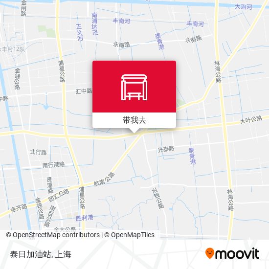 泰日加油站地图