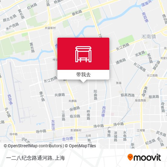 一二八纪念路通河路地图