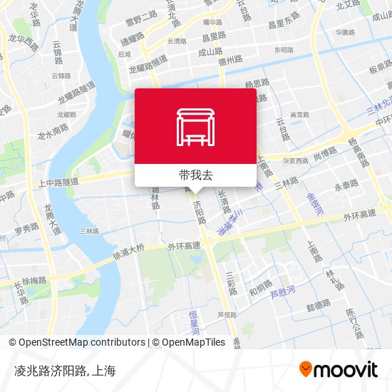 凌兆路济阳路地图