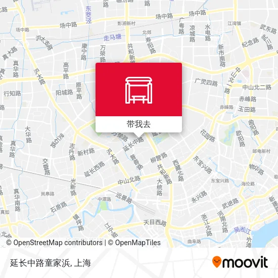 延长中路童家浜地图