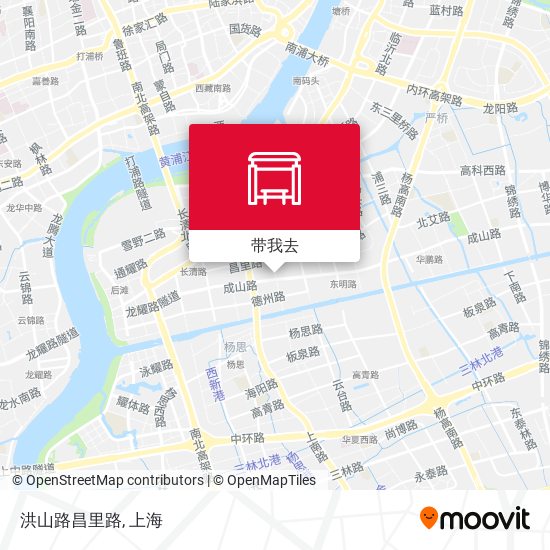 洪山路昌里路地图