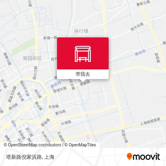 塔新路倪家浜路地图