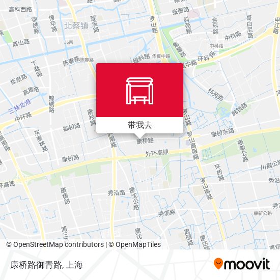 康桥路御青路地图