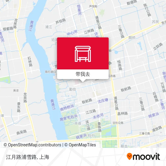 江月路浦雪路地图