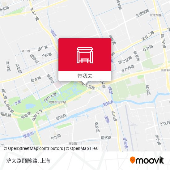 沪太路顾陈路地图