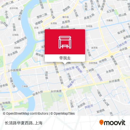 长清路华夏西路地图