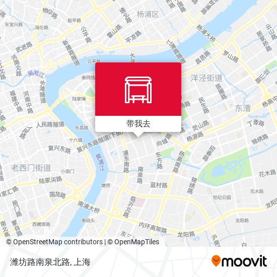 潍坊路南泉北路地图