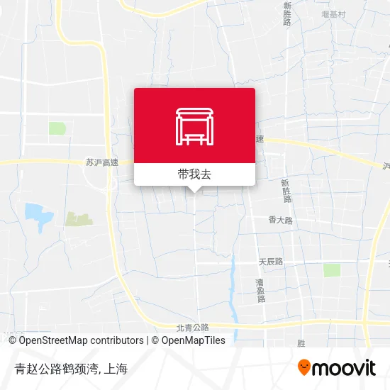 青赵公路鹤颈湾地图