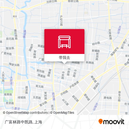 广富林路中凯路地图