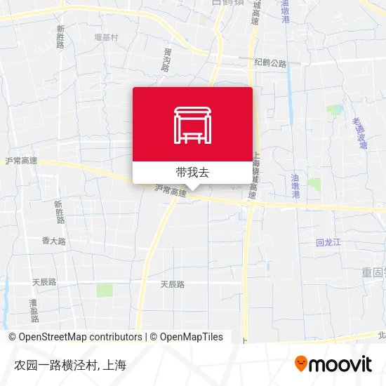 农园一路横泾村地图