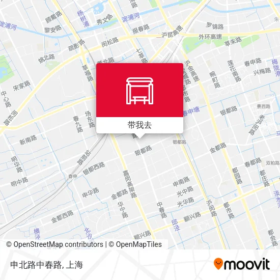 申北路中春路地图