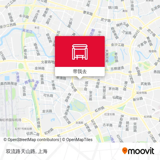 双流路天山路地图