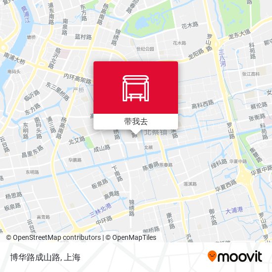 博华路成山路地图