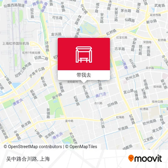 吴中路合川路地图