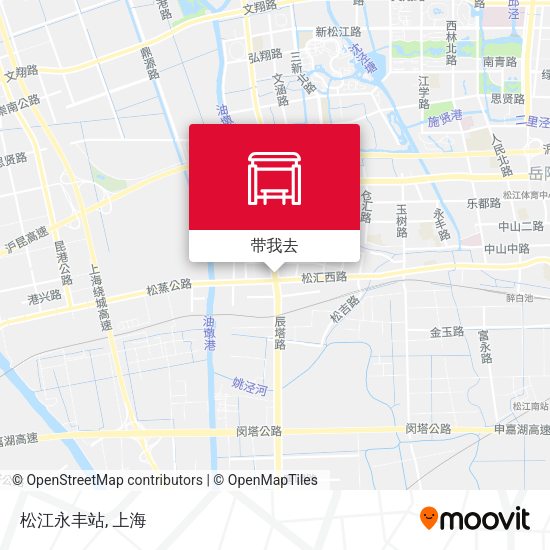 松江永丰站地图