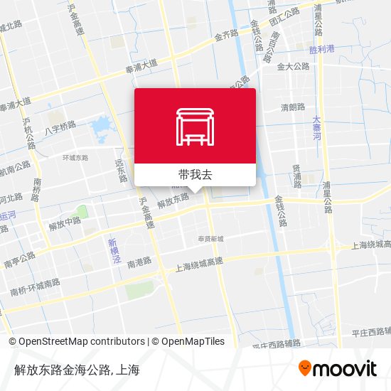 解放东路金海公路地图