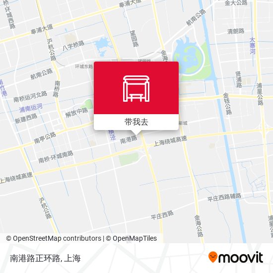 南港路正环路地图