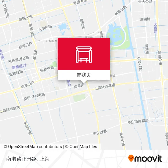 南港路正环路地图