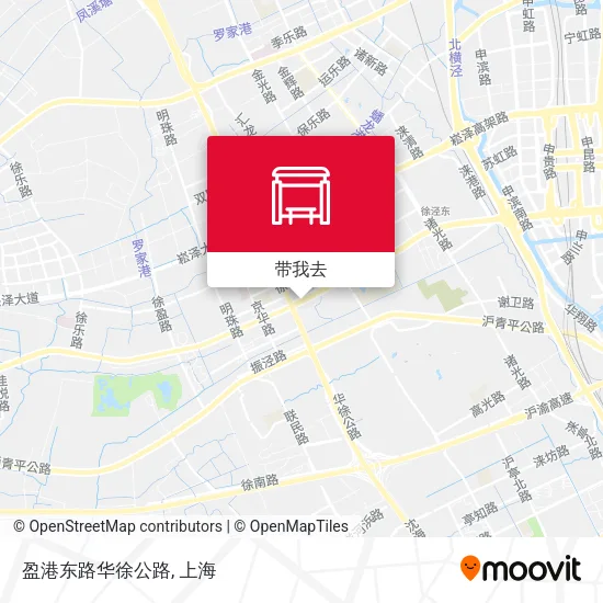 盈港东路华徐公路地图