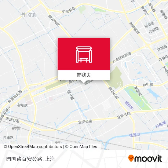 园国路百安公路地图