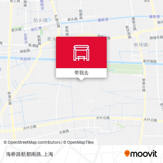 海桥路航都南路地图