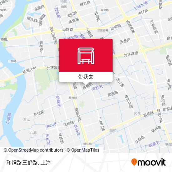 和炯路三舒路地图