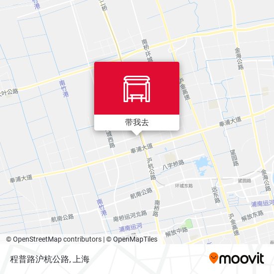 程普路沪杭公路地图