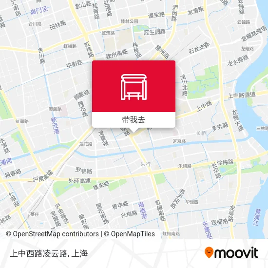 上中西路凌云路地图