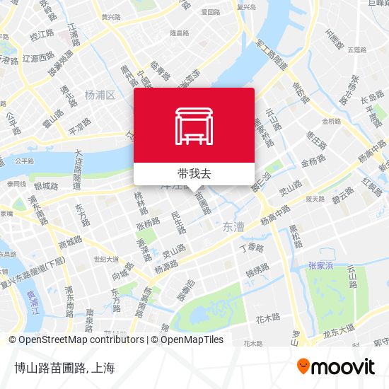 博山路苗圃路地图