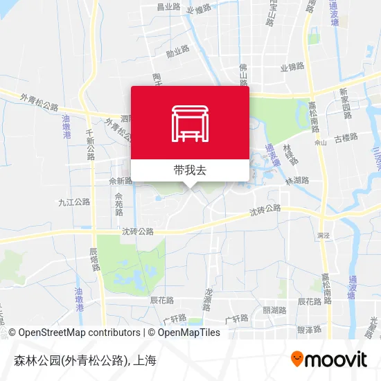 森林公园(外青松公路)地图