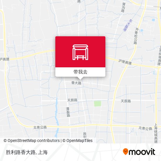 胜利路香大路地图