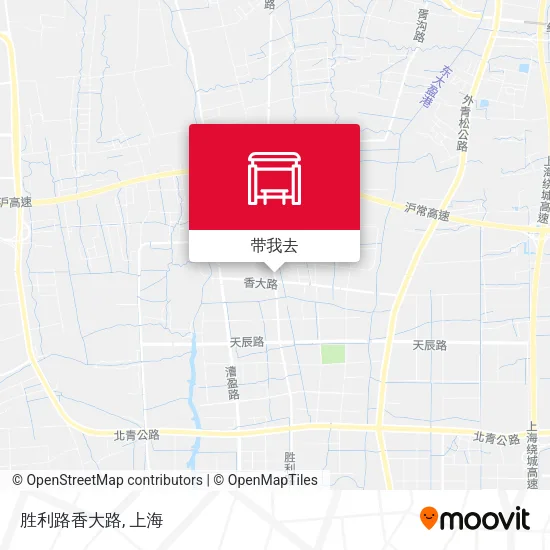 胜利路香大路地图