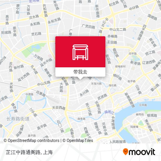芷江中路通阁路地图