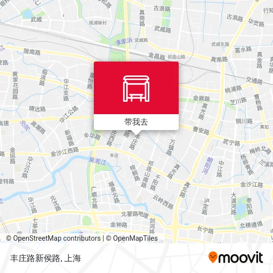 丰庄路新侯路地图