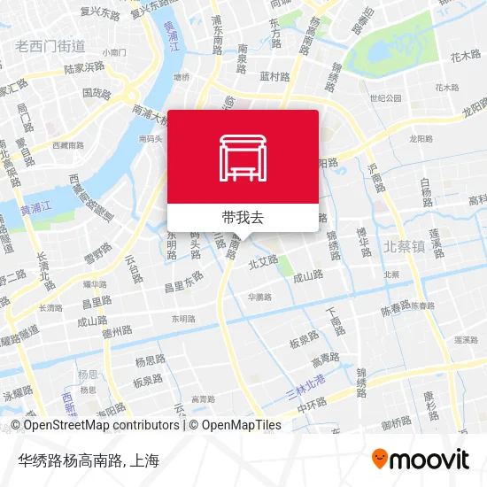 华绣路杨高南路地图