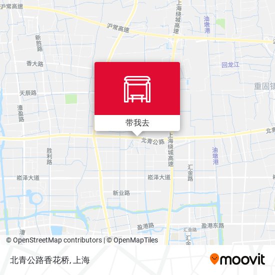 北青公路香花桥地图